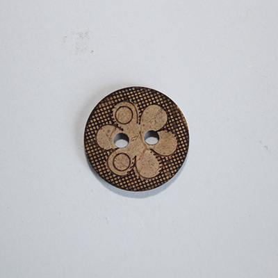 Wooden button